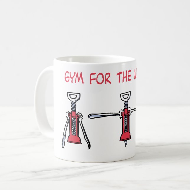 Gym for the weekend coffee mug (Front Left)