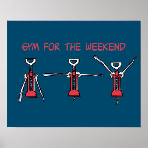 Gym for the weekend poster