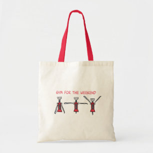 Gym for the weekend tote bag