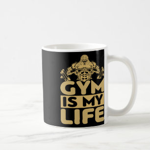Gym Fuels Me Bodybuilding Motivation Intense Drive Coffee Mug