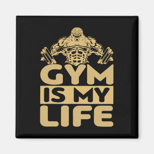 Gym Fuels Me Bodybuilding Motivation Intense Drive Magnet