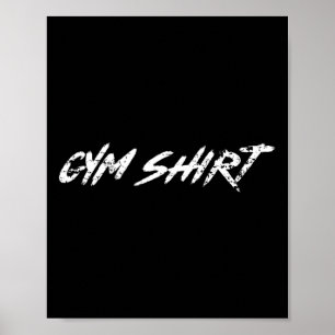 Gym Funny Weightlifting Bodybuilding Workout Power Poster