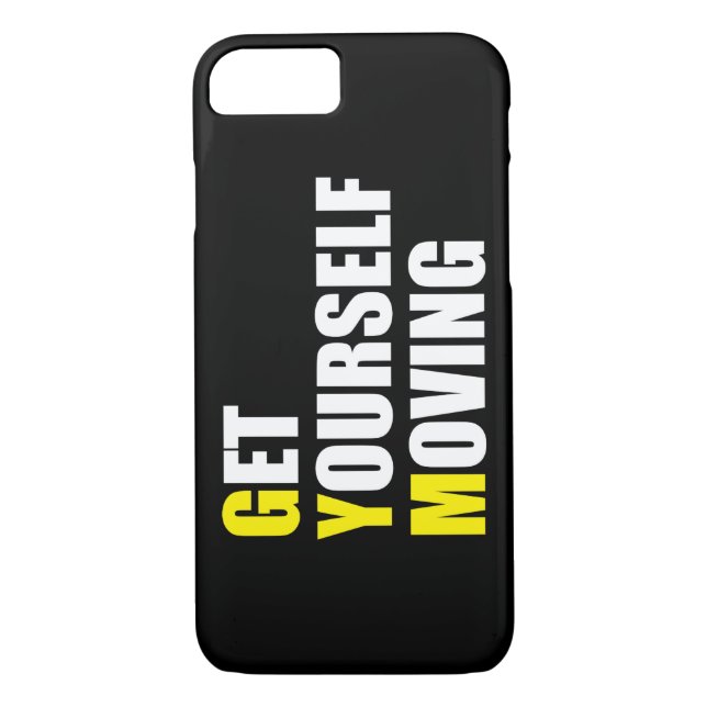 GYM - Get Yourself Moving - Workout Motivational Case-Mate iPhone Case (Back)
