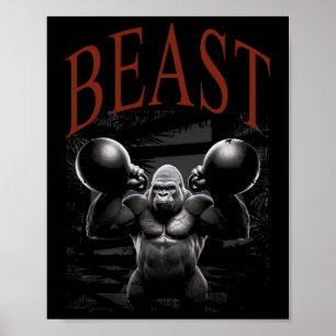 Gym Gifts For Men Women Fitness Bodybuilding Worko Poster