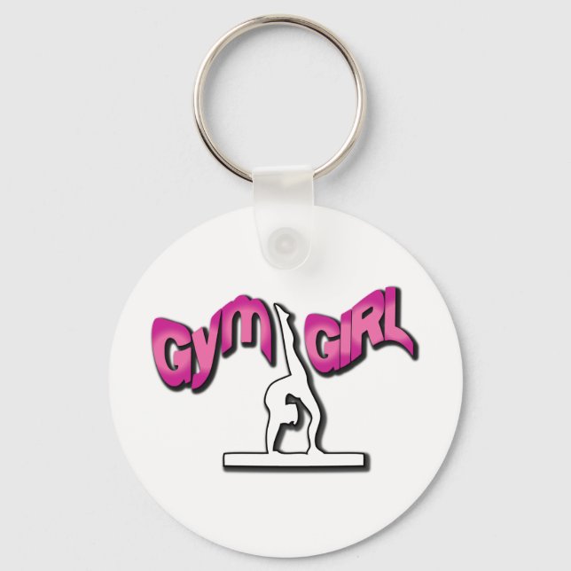 Gym Girl Apparel Key Ring (Front)