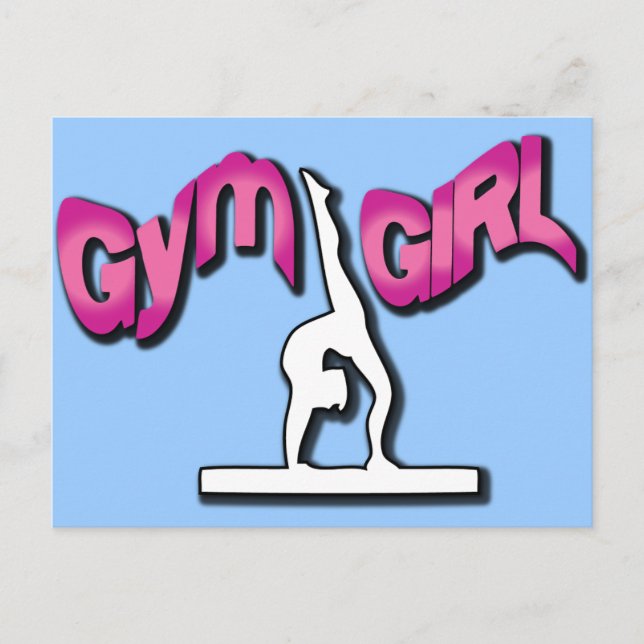 Gym Girl Apparel Postcard (Front)