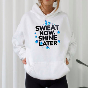 Gym Girl Quote Workout Motivation Hoodie