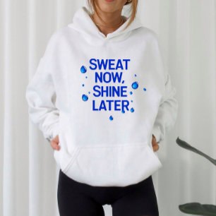 Gym Girl Quote Workout Motivation Hoodie