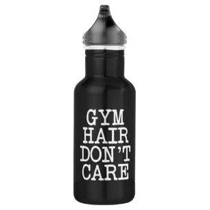 Gym Hair Don't Care funny workout fitness 532 Ml Water Bottle