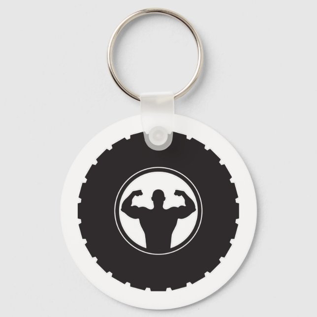 Gym Hard Key Ring (Front)