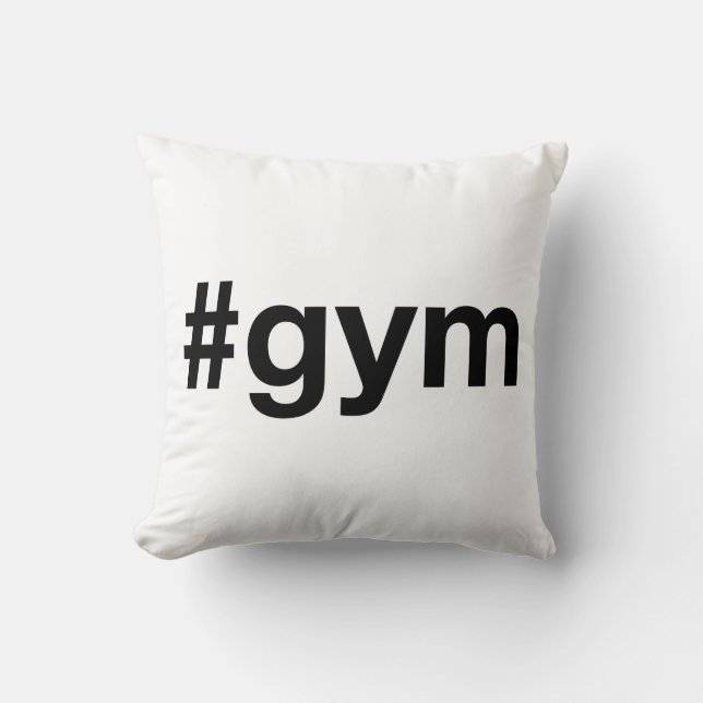 GYM Hashtag Cushion (Front)