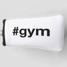 GYM Hashtag Golf Head Cover