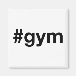 GYM Hashtag Magnet