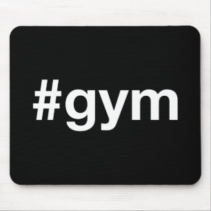 GYM Hashtag Mouse Pad