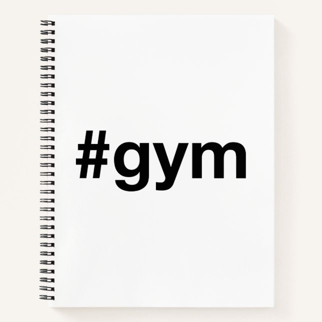 GYM Hashtag Notebook (Front)