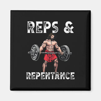 Gym Instructor Christian Beliefs Bodybuilding Jesu Magnet