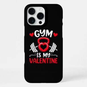 Gym Is My Valentine Heart Fitness Workout Valentin iPhone 16 Pro Max Case