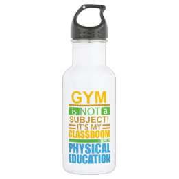 Gym is not a Subject 532 Ml Water Bottle