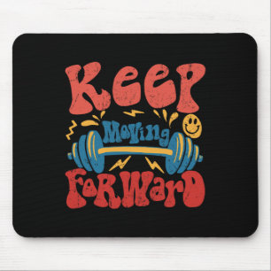 Gym Keep Bodybuilding Funny Fitness Workout Inspir Mouse Pad