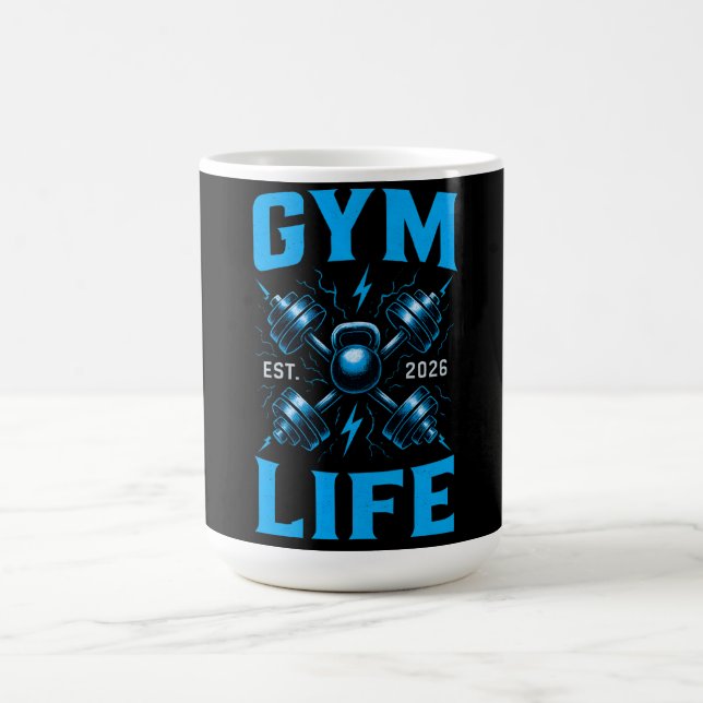 Gym Life Est. 2026 – New Chapter Fitness Coffee Mug (Center)