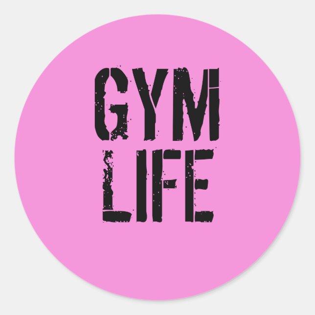 Gym life - sticker (Front)