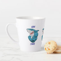 Gym Lover Shark – Funny Fitness Shark Design 