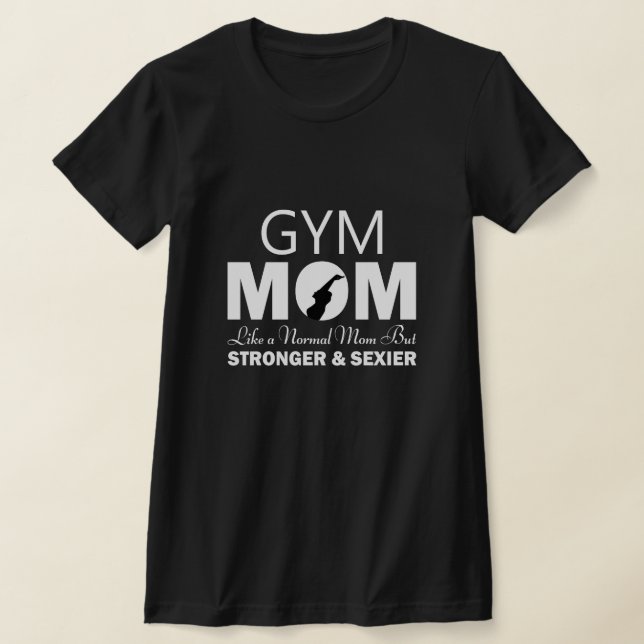 Gym Mom Jersey T-Shirt (Laydown)