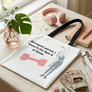 Gym mothers day gift for fitness mum tote bag