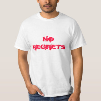 Gym Motivation "No Regrets" T-Shirt