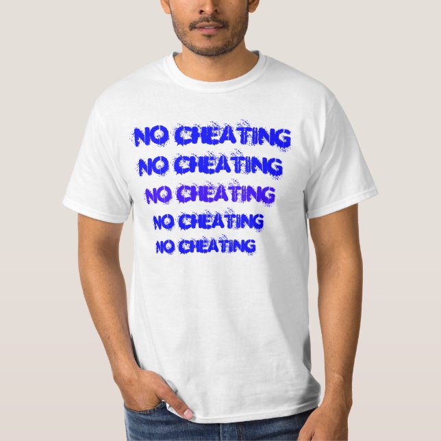Gym Motivation "Not Cheating" T-Shirt (Front)