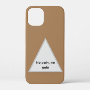 GYM Motivation quotes And Light Brown iPhone 12 Mini Case