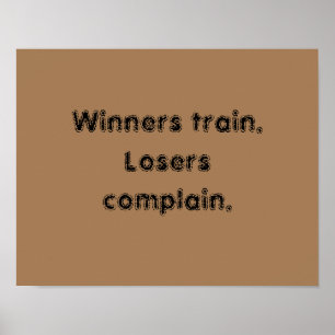 GYM Motivation quotes And Light Brown Poster