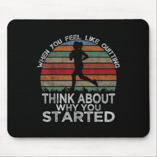 Gym Motivation Workout Fitness Inspirational Gift Mouse Pad