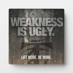 Gym Motivational Plaque