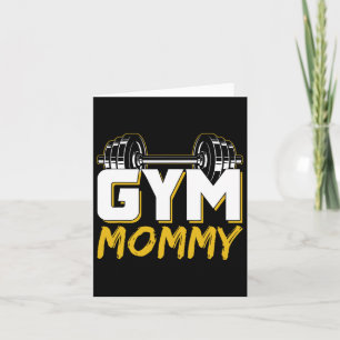 Gym Mummy Fitness Training Workout Weightlifting M Card