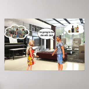 Gym or Jim. Poster