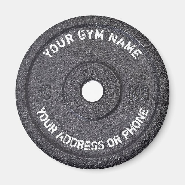 Gym Owner Fitness Instructor Gym Coach Workout Magnet (Front)