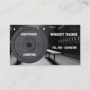 Gym Owner or Coach Funny Business Card