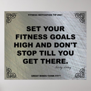 Gym Poster for Fitness Motivation #001