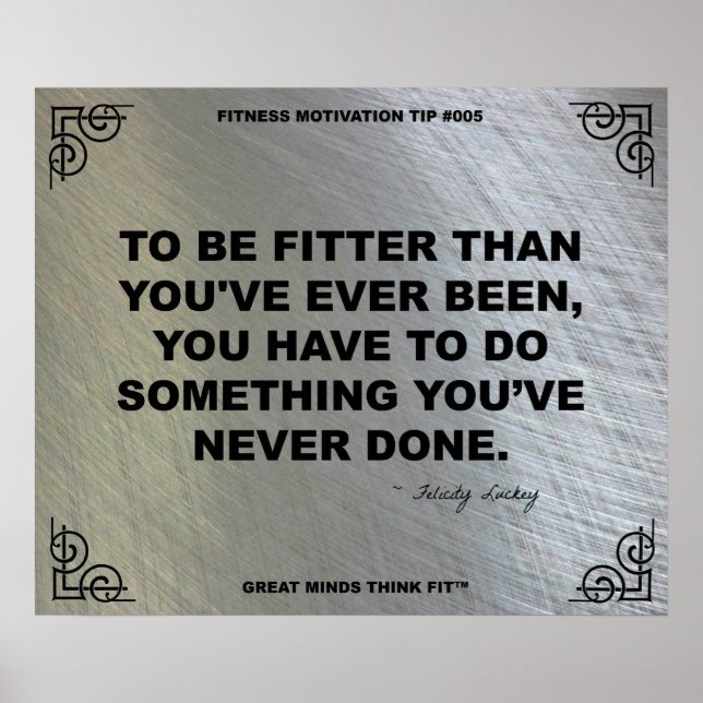 Gym Poster for Fitness Motivation #005 (Front)