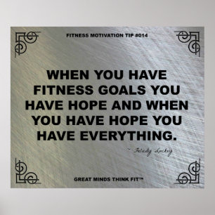 Gym Poster for Fitness Motivation #014