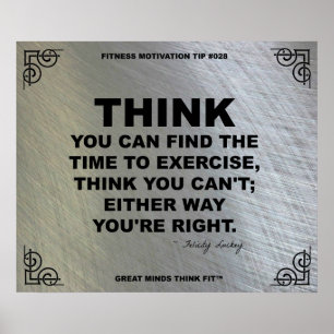 Gym Poster for Fitness Motivation #028