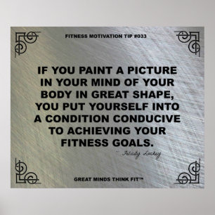 Gym Poster for Fitness Motivation #033
