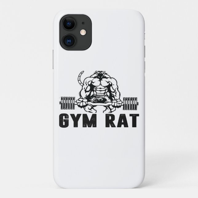 Gym Rat Case-Mate iPhone Case (Back)