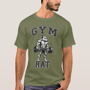 Gym Rat Deadlift - Lifting Humor - Bodybuilding T-Shirt