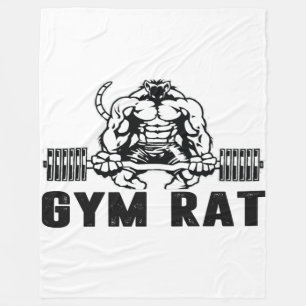 Gym Rat Fleece Blanket
