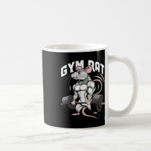 Gym Rat Funny Bodybuilding Fitness Workout Gym Wei Coffee Mug