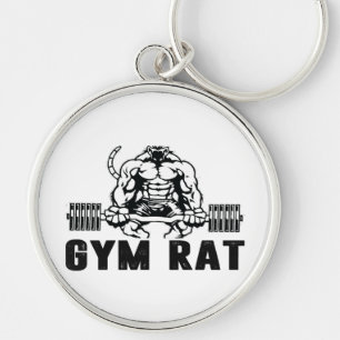 Gym Rat Key Ring