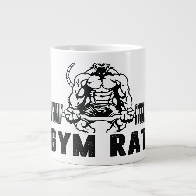 Gym Rat Large Coffee Mug (Front)