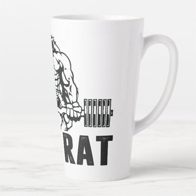 Gym Rat Latte Mug (Right)